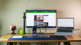 Acer Chromebook 514 2H Desk Setup Straight