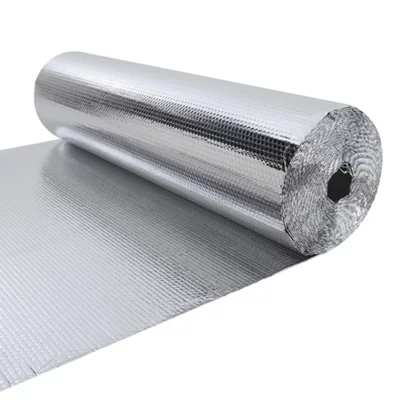 Heat Reflective Single Bubble Foil Insulation Double Aluminium Layer 0.6m X 8.4m