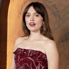 Aimee Lou Wood attends the premiere of 'The White Lotus' season three