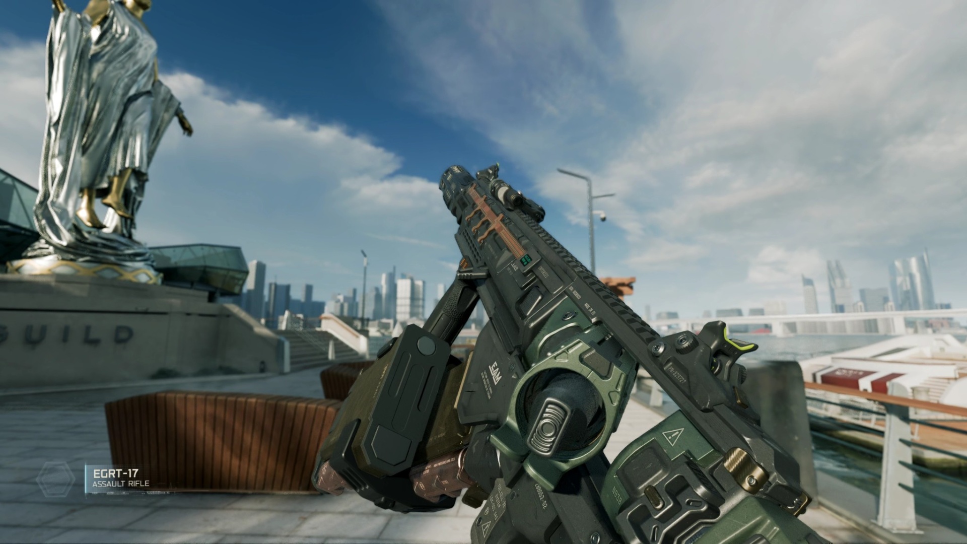 The EGRT-17 rifle from Black Ops 7 in action