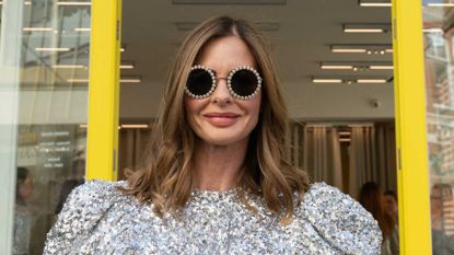 Trinny Woodall opens pop up store in time for Chelsea in Bloom 2024 with the theme "Floral Feasts” on May 20, 2024 in London, England. 