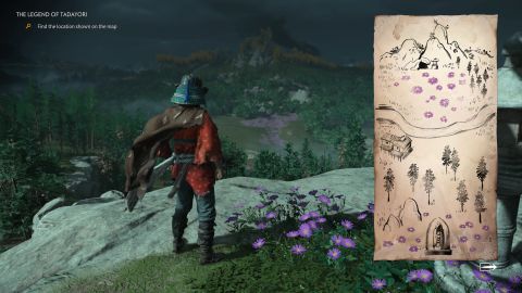 Ghost Of Tsushima Legend Of Tadayori Map Find Violet Flowers To Get The Armor Techradar