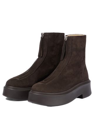 Zipped Boot 1 Suede Ankle Boots