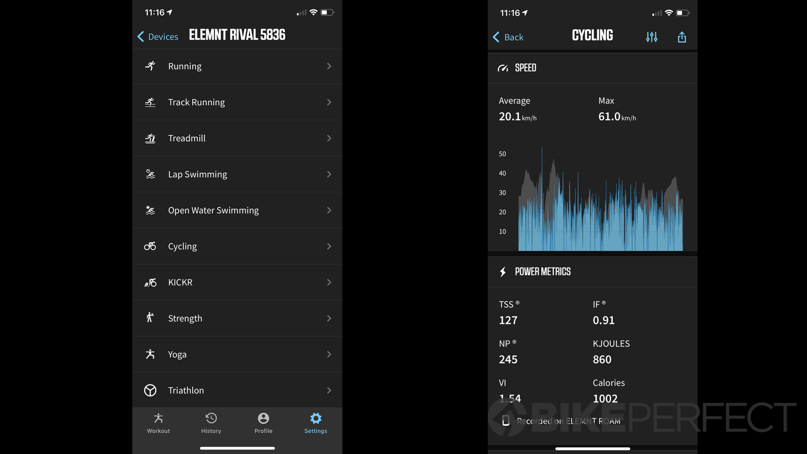 wahoo elemnt companion