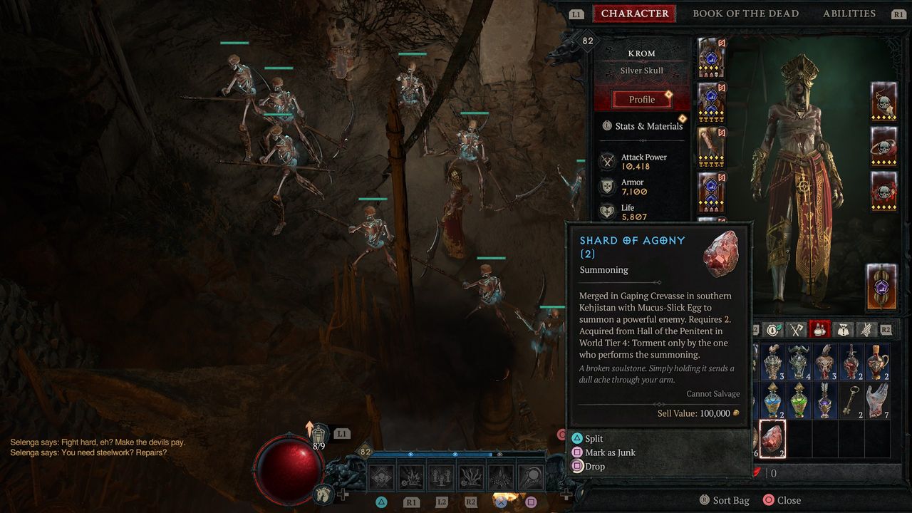 Diablo 4 Duriel - Shard of Agony