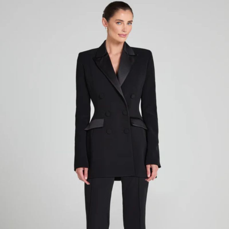black tuxedo jacket