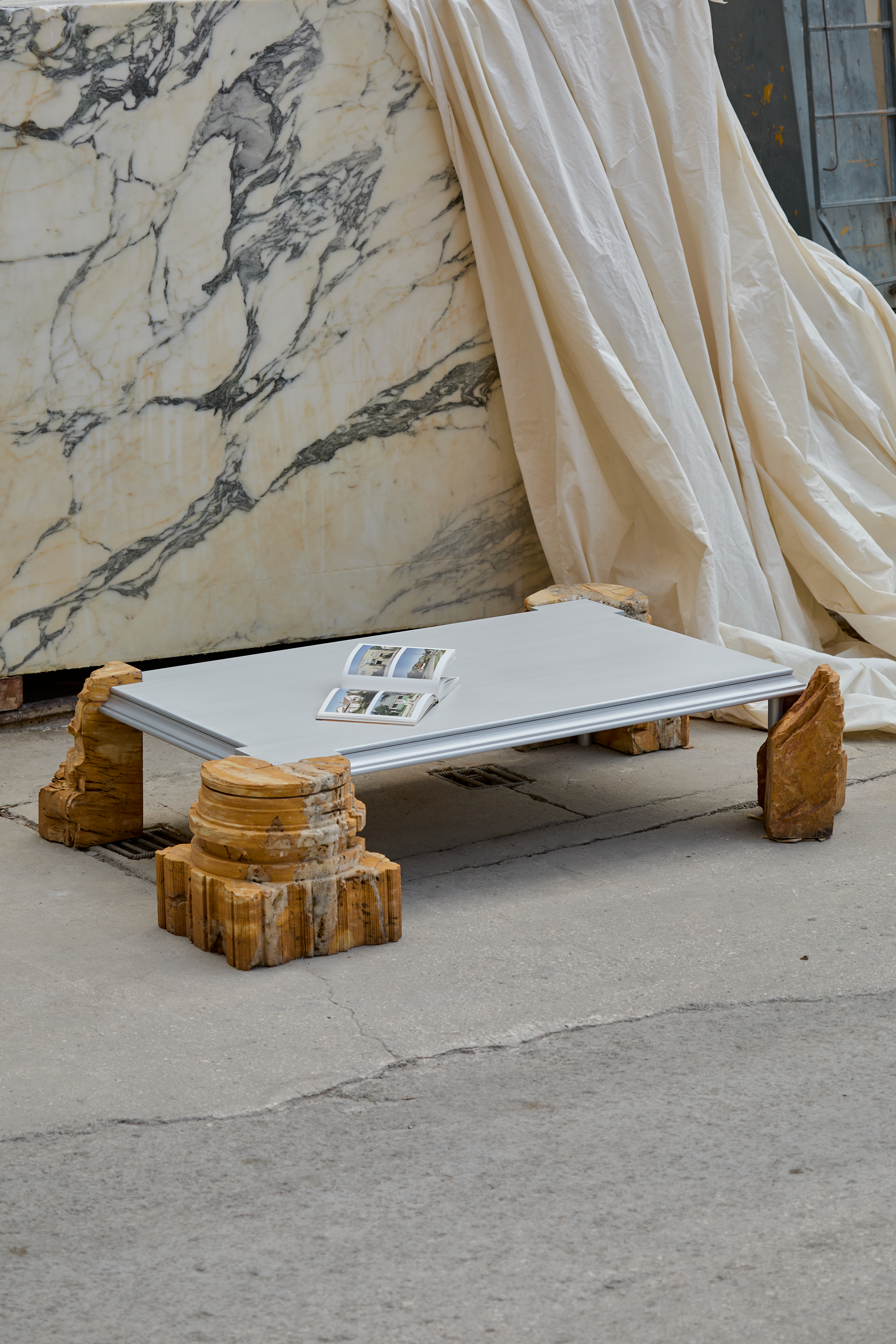 Beirut designers work at Fragmenta group exhibition, with pieces made of stone