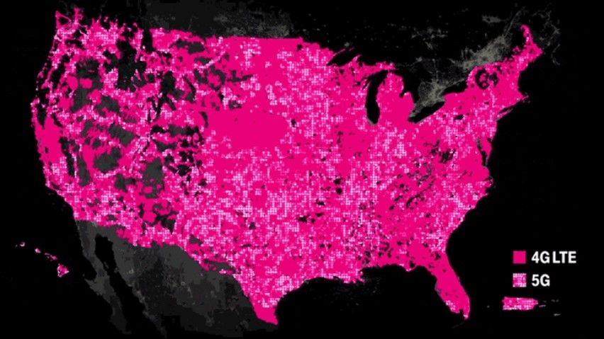 T-Mobile 5G map