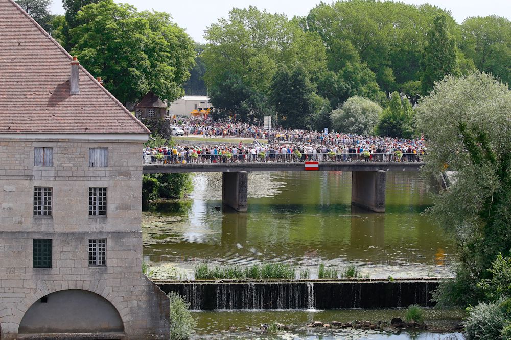 Scenery along the route of stage 8 at the Tour de France