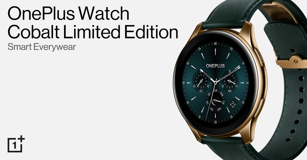 OnePlus Watch Cobalt Limited Edition now available in India