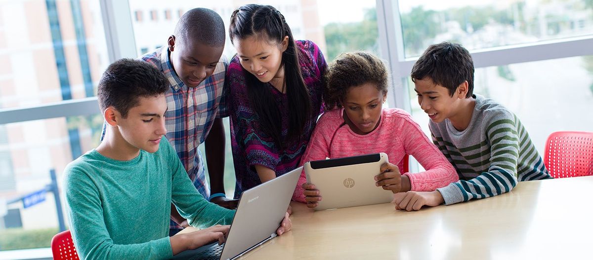 children on computer