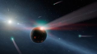 Comets and asteroids pummeled the inner planets of our young solar system during the Late Heavy Bombardment.