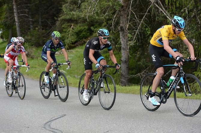 Chris Froome and Richie Porte (Team Sky)