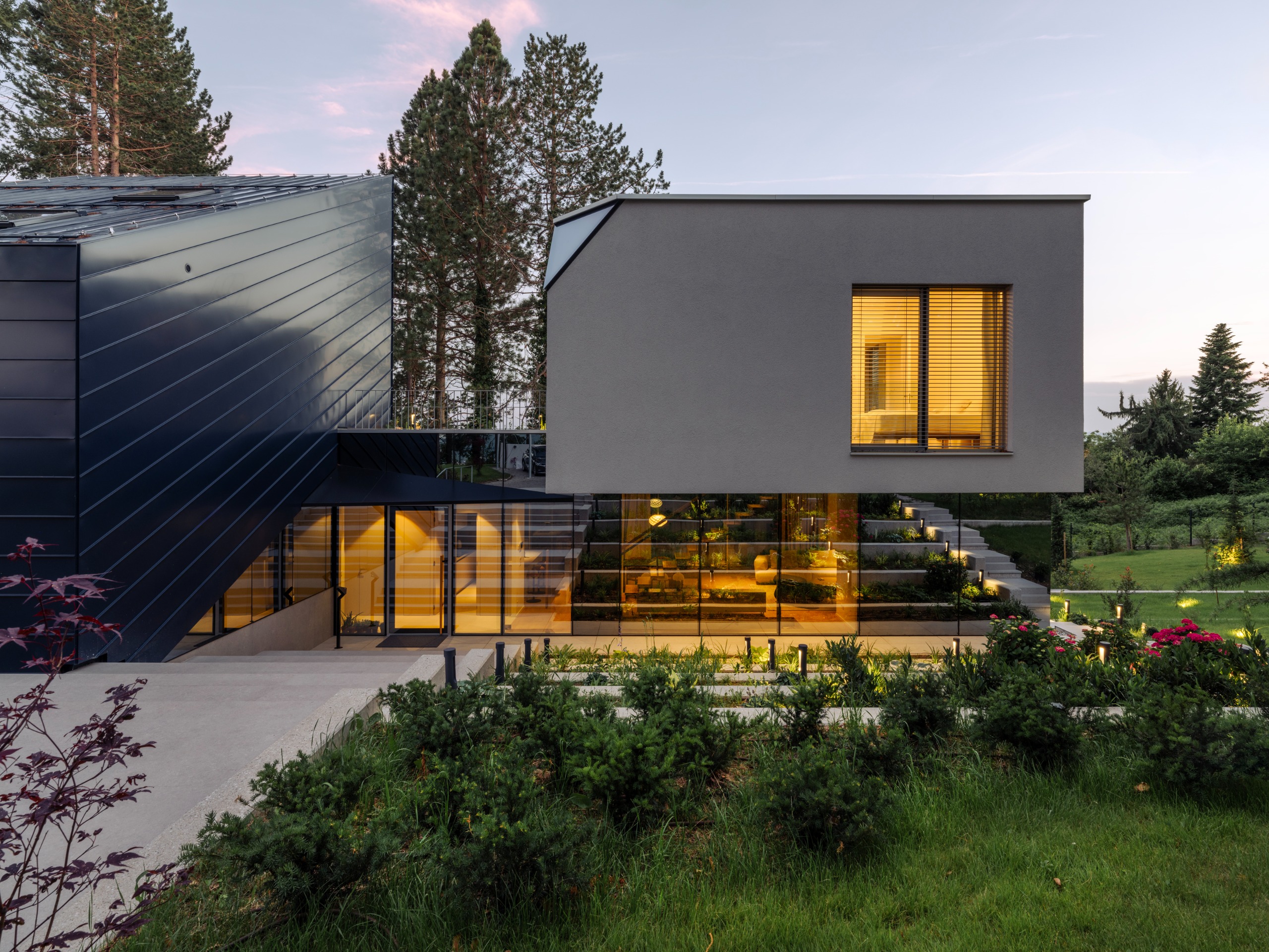Views of the Curious House in Zagreb