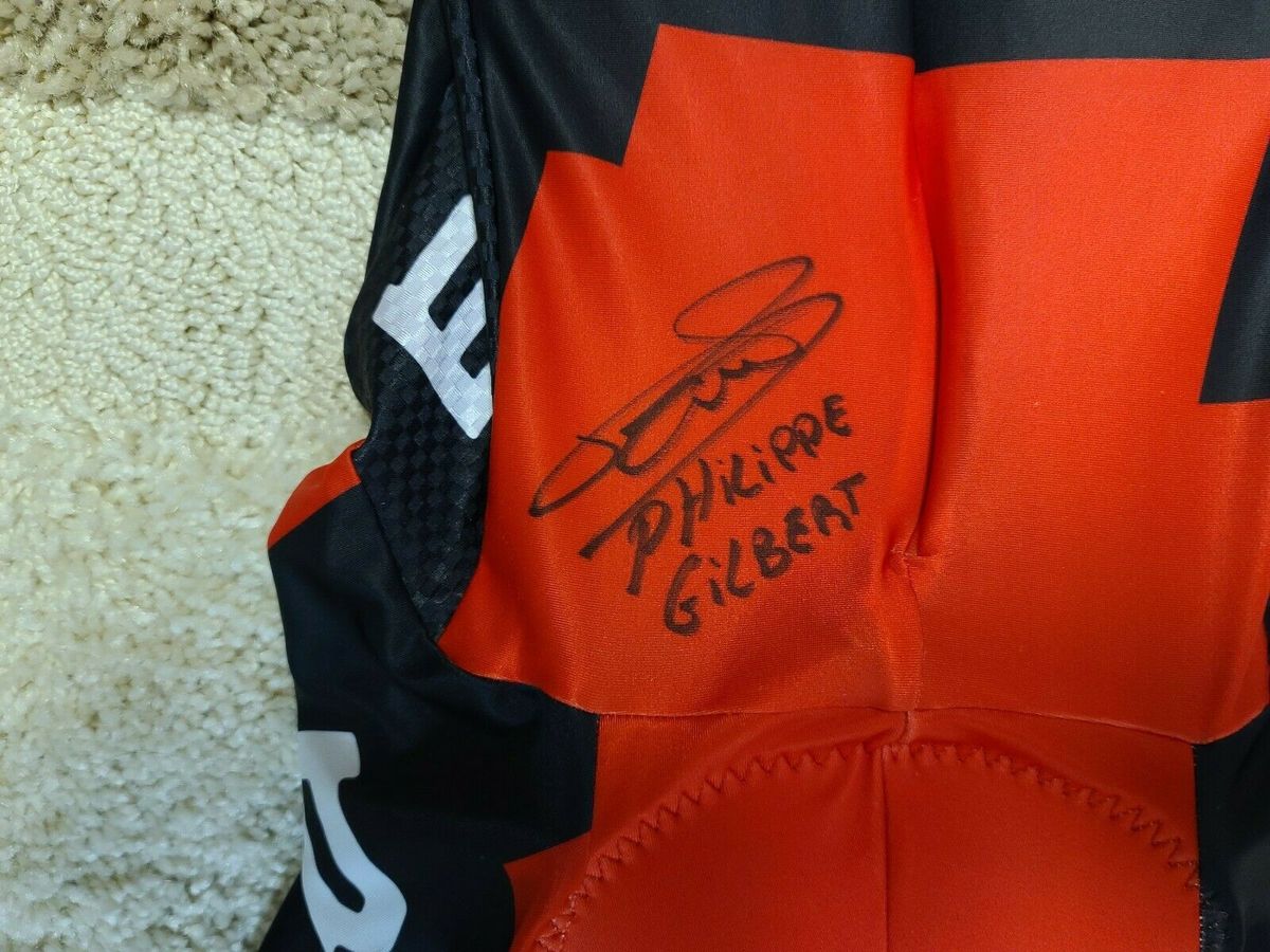 Gilbert has signed the skinsuit, too