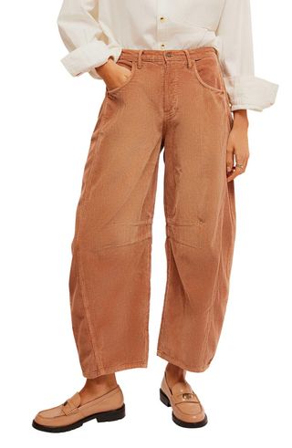 Good Luck Barrel Leg Corduroy Pants