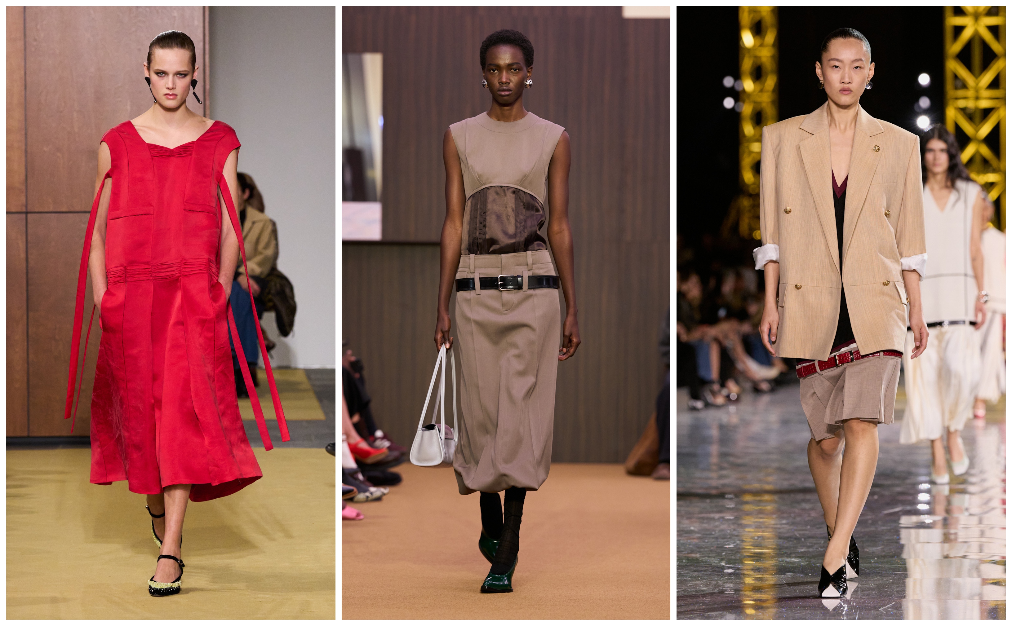 drop-waist trend on the fall 2026 runways of tory burch, marni, and chanel