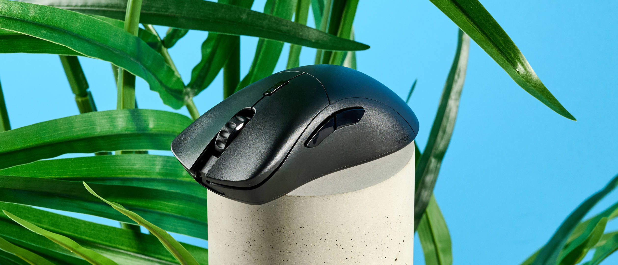 A black Glorious Model D2 Pro wireless gaming mouse