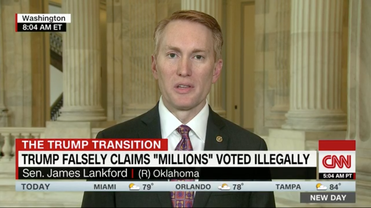 Republican Senator Totally Baffled By Trump's Claims About 'millions ...