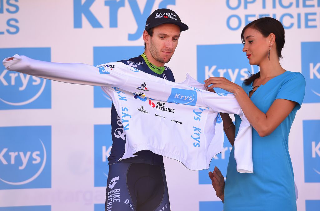 Adam Yates pulls on white for another day