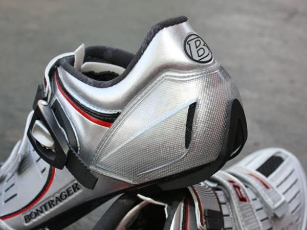 Bontrager fit the RL shoes with a sturdy heel counter ...