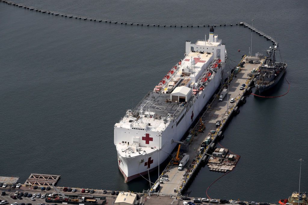 USNS Mercy.