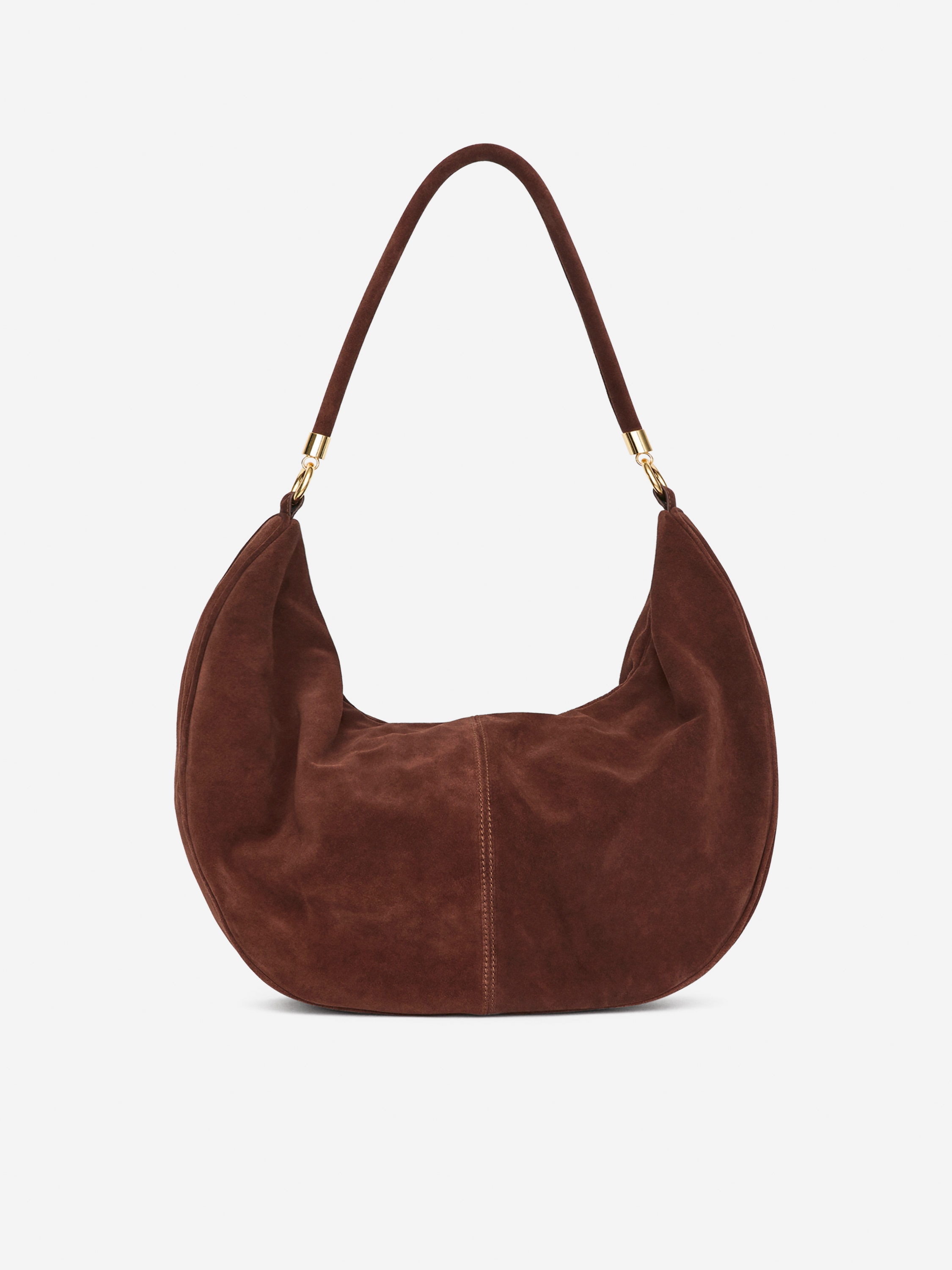Suede Shoulder Bag &amp;ndash; Brown &amp;ndash; Women &amp;ndash; Arket Gb