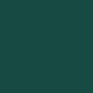 A dark green square in the Benjamin Moore shade Forest Green 2047-10