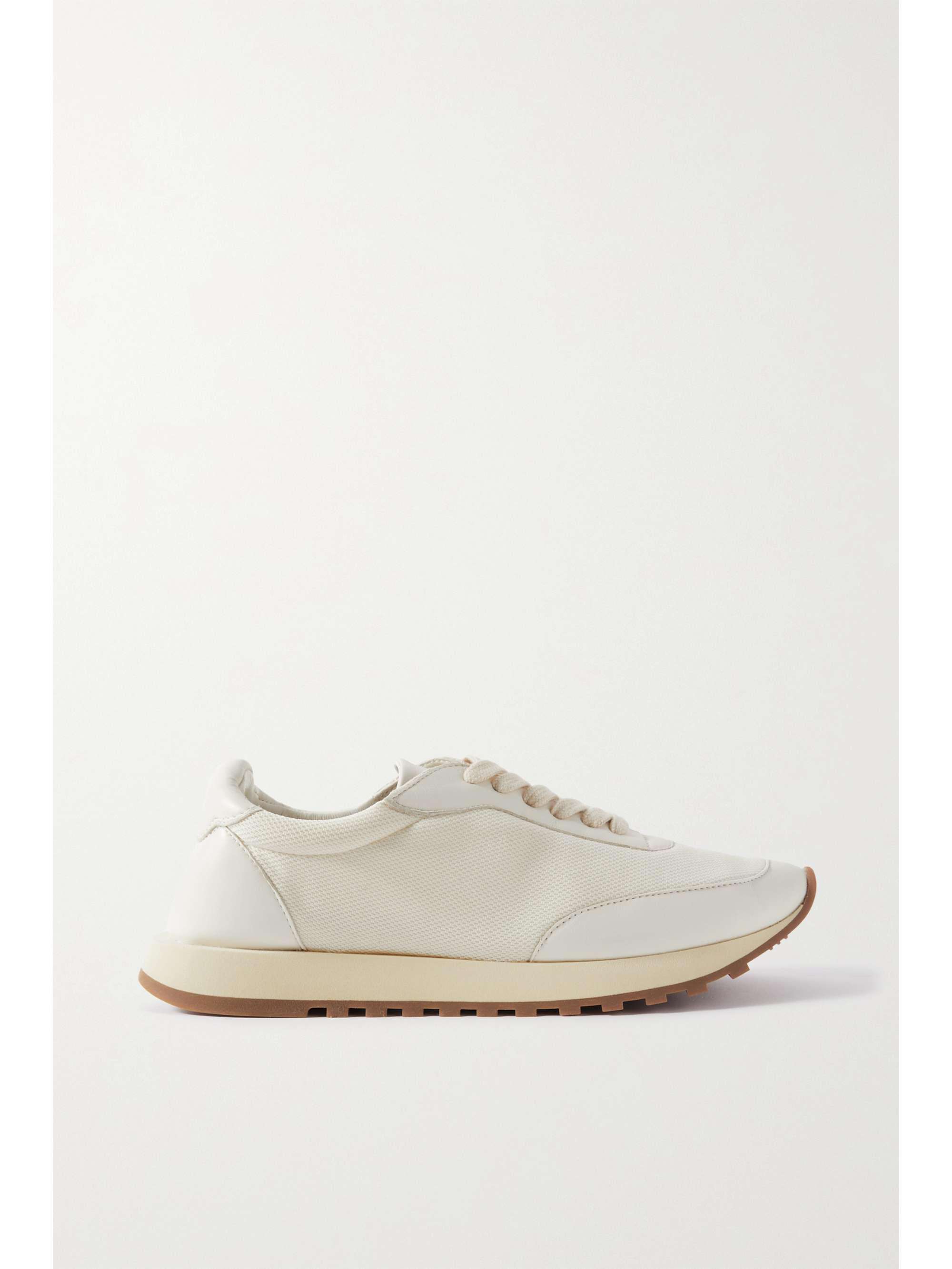 Owen Runner Leather and Mesh Sneakers