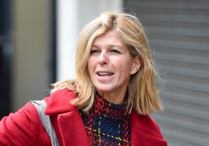 kate garraway walkign down the street