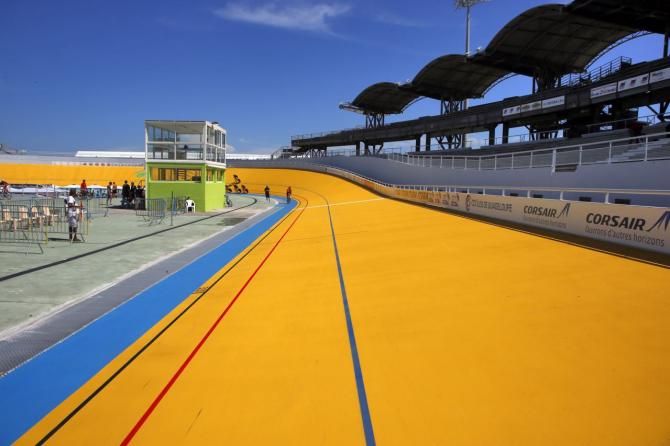 The thin blue line on the Guadeloupe track