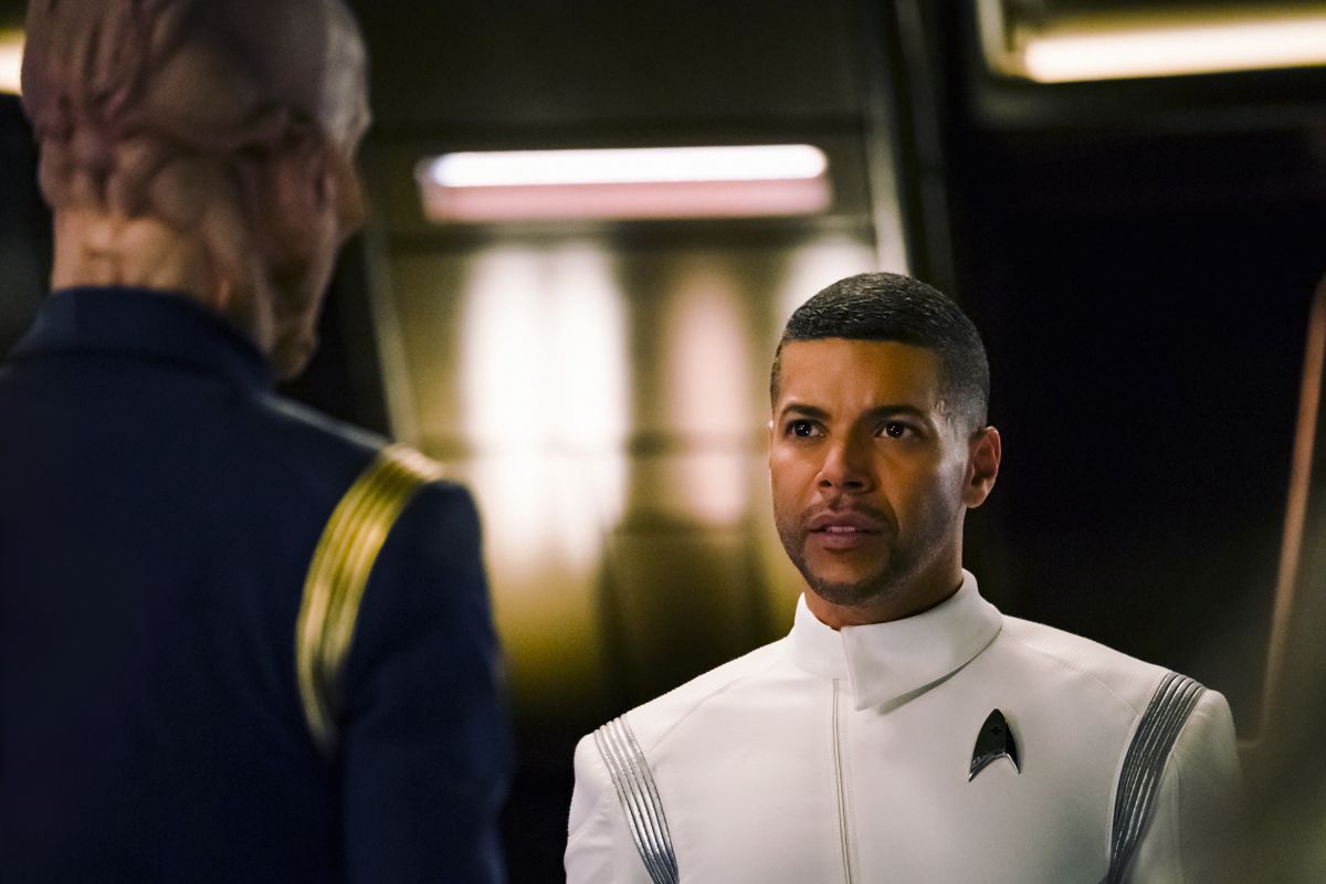 Wilson Cruz as Dr. Hugh Culber in Star Trek: Discovery.