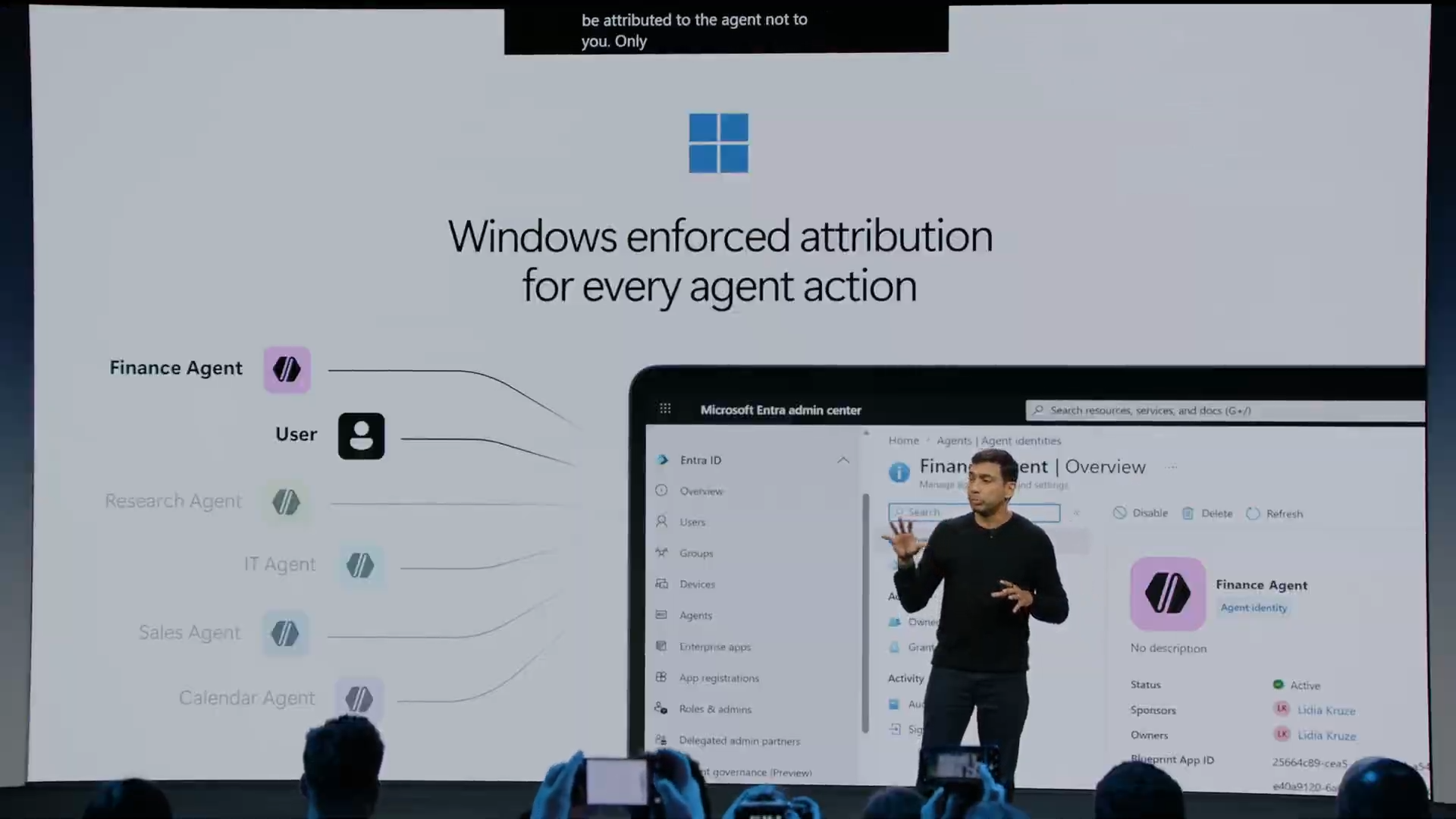 Windows enforcement for agents