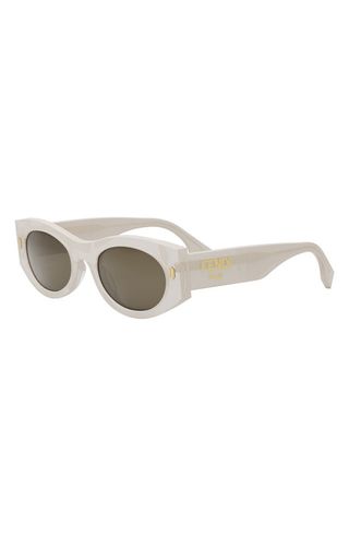 Roma 52mm Oval Sunglasses