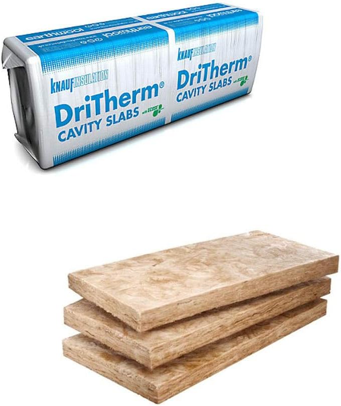 Knauf Earthwool Dritherm Cavity Insulation Slab 37 &amp;ndash; 50mm X 455mm X 1200mm (6.55 Sq/m Per Pack)