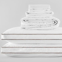 4. Saatva Sheet Set and Latex Pillow Bundle:was from $585 $545 at Saatva