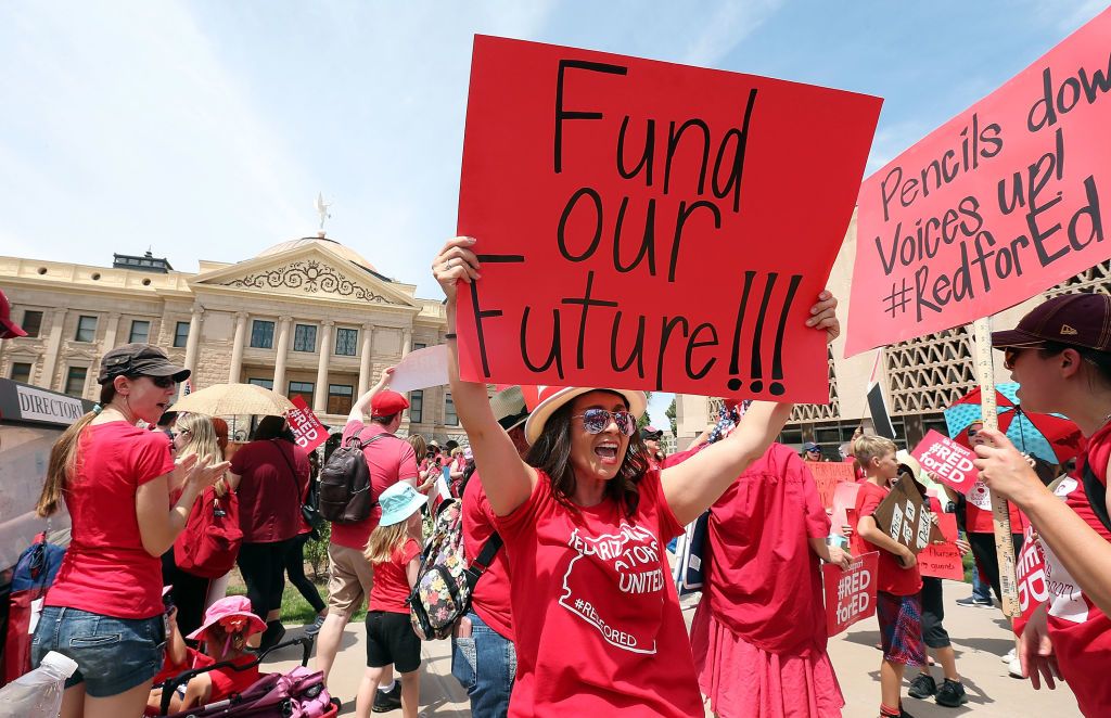 Arizona teachers&amp;#039; strike. 