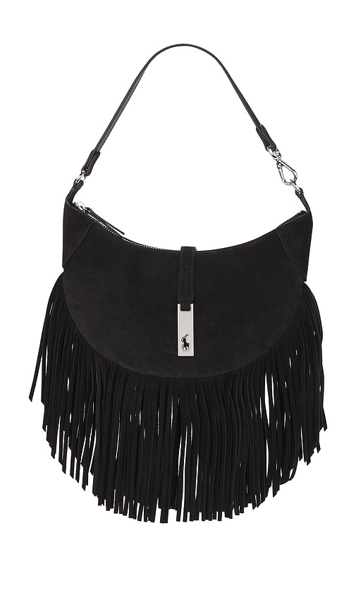 Suede Fringe Shoulder Bag