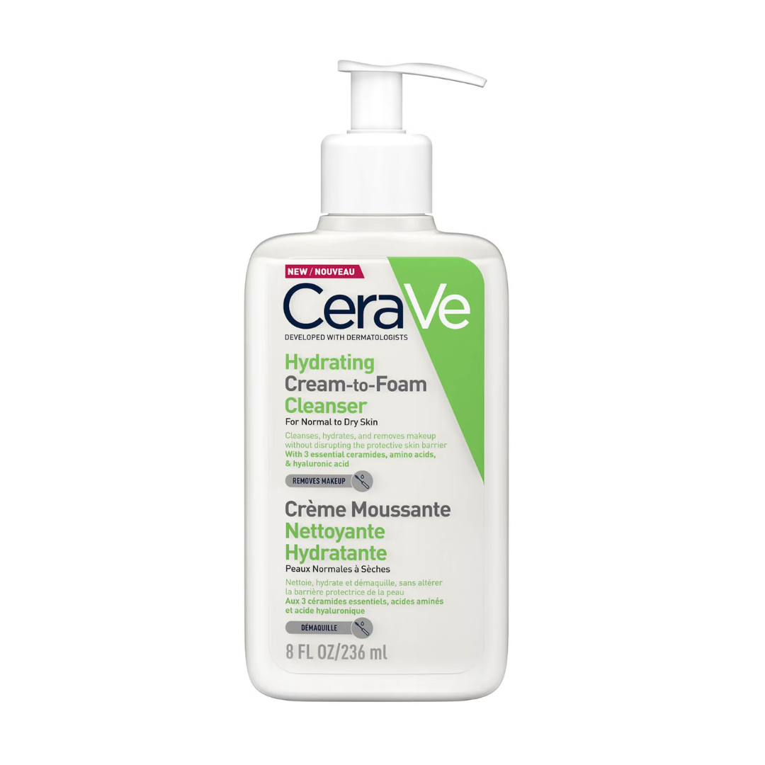 CeraVe Hydrating Cream-to-Foam Cleanser