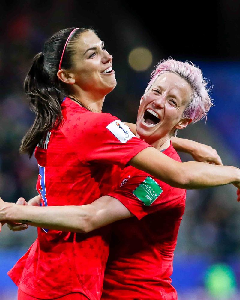 Megan Rapinoe and Alex Morgan