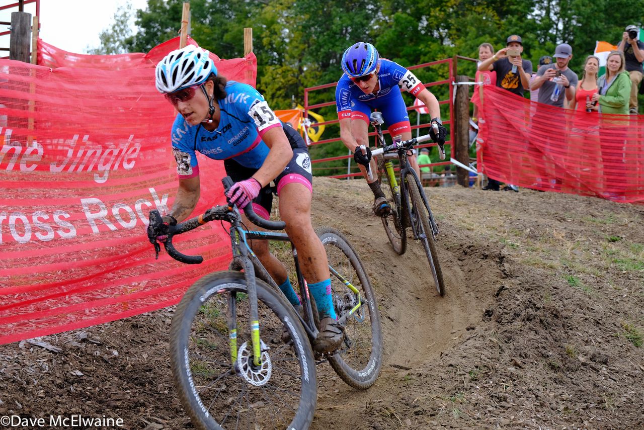 Courtenay McFadden (American Classic) leading Pendrel through some tight turns