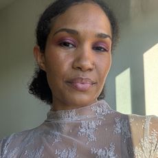 A beauty editor wearing Anastasia Beverly Hills' Microstroke Brow Pen