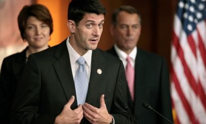 Rep. Paul Ryan (R-Wis.) is officially out of the presidential race he was never official in, not that that stops commentators from guessing why the budget guru didn't throw his hat in.