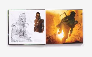 Early concept and character art shows original designs for the film.