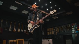 Adrian Younge plays his new signature Limited Edition Masterbuilt bass