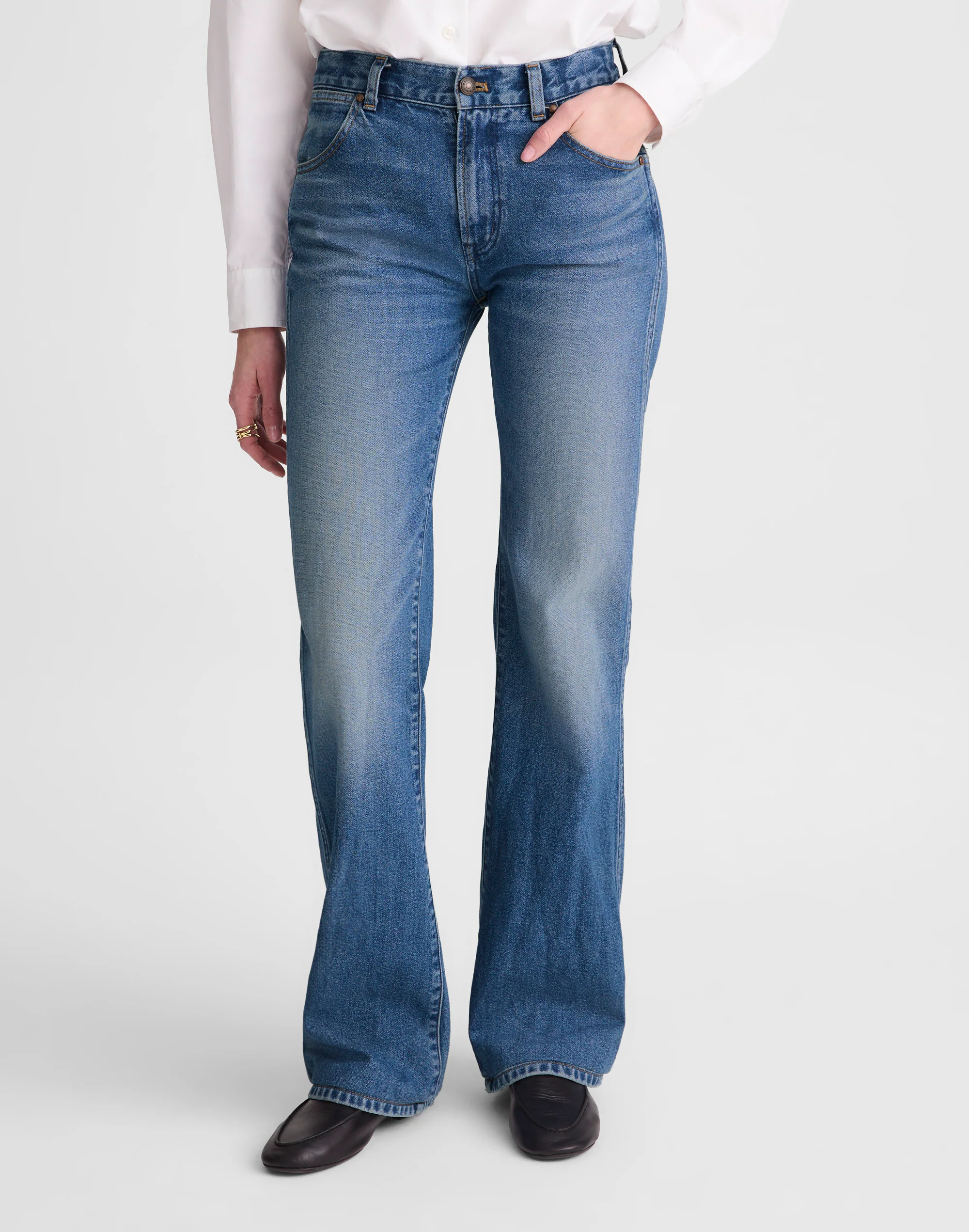 Relaxed Bootcut Jeans