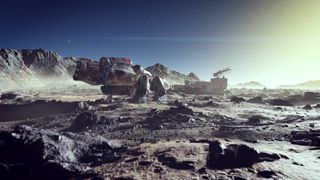 Most anticipated games of 2023; a space ship sits on a moon