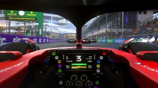 Die F1 22 Cockpit-Ansicht als Gameplay Bildmaterial
