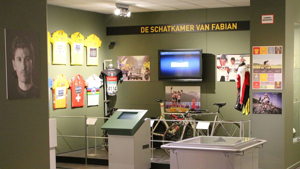 Having won three times, Fabian Cancellara is an adopted son of Oudenaarde, and gets his own corner of the museum