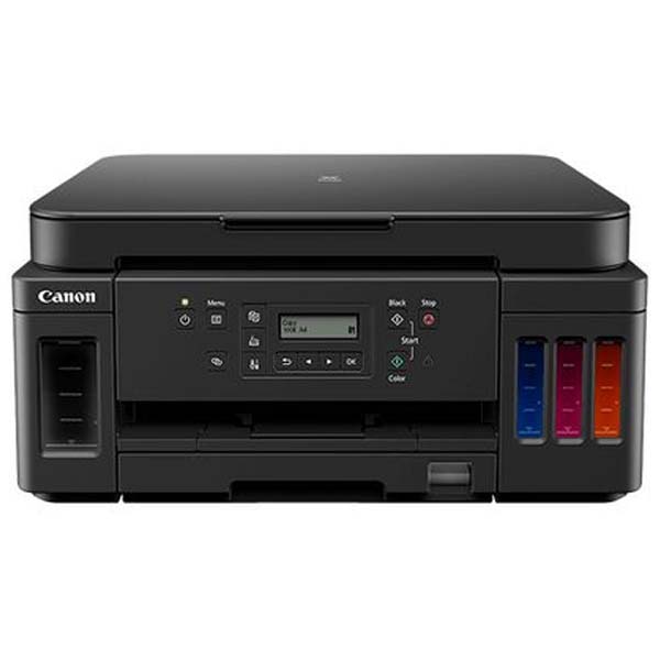 A Canon Pixma printer against a pure white background